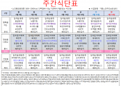 7월 2주 식단표